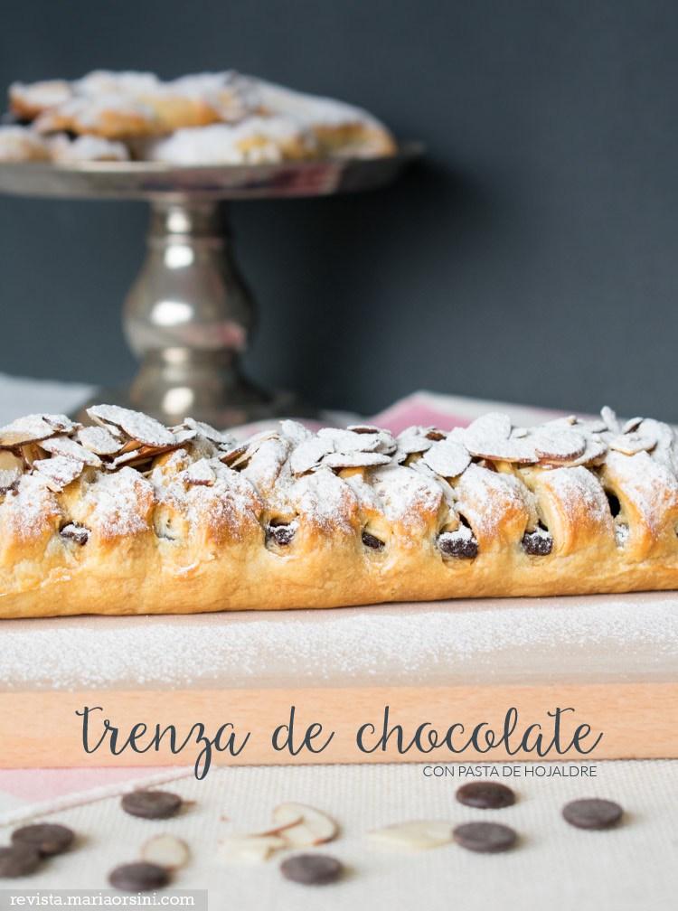 trenza de chocolate receta