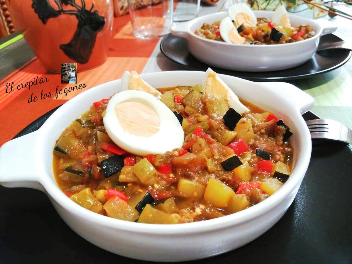 pisto con berenjenas