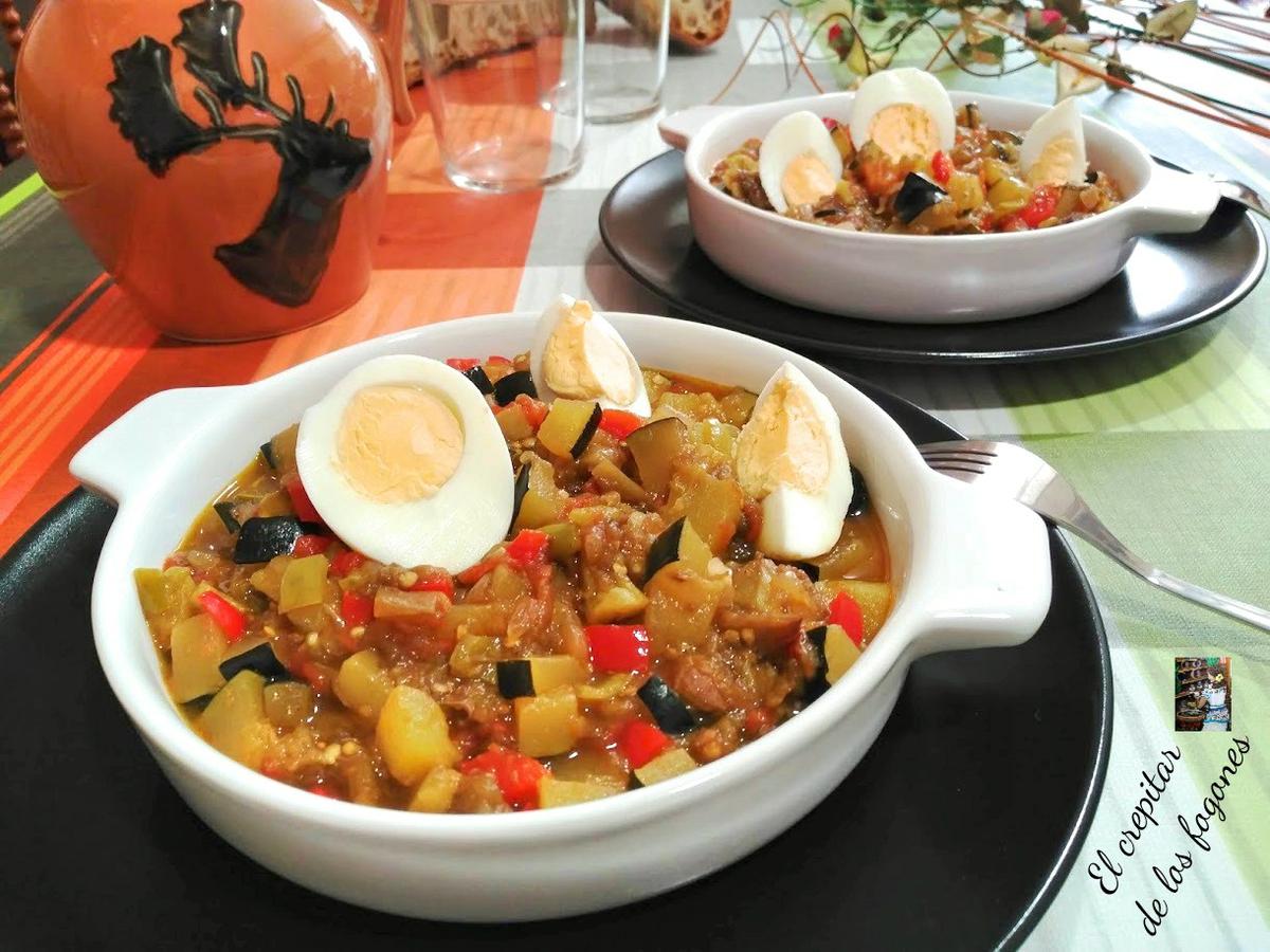 pisto con berenjenas