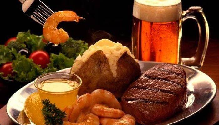 comida y bebidas alcoholicas