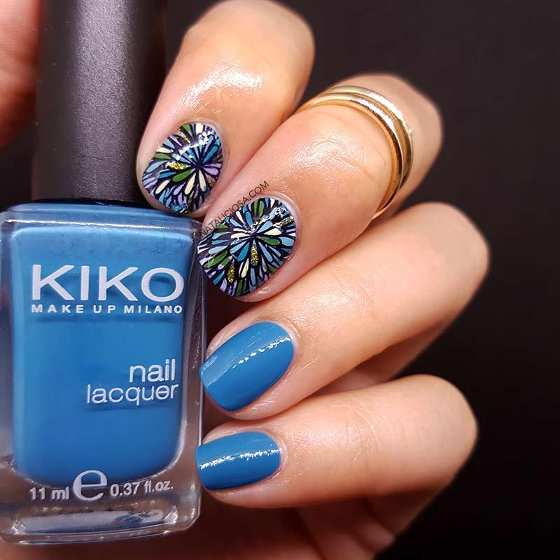 nail art facil en casa con pegatinas o stickers caseros paso a paso 