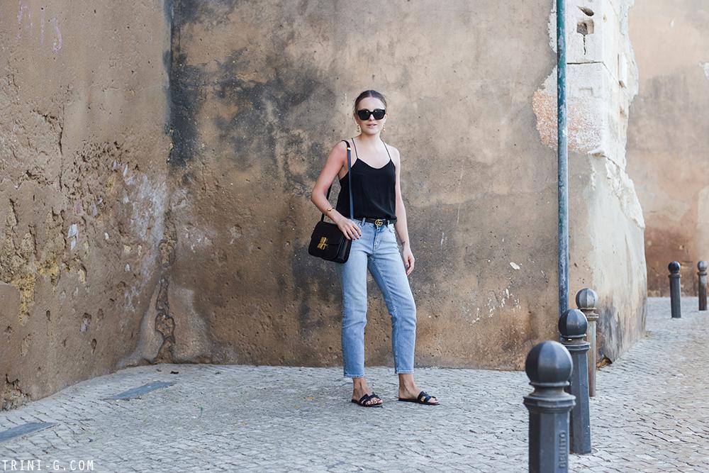 Trini | Acne Studios jeans Tibi camisole