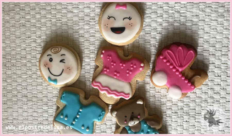 Galletas decoradas para Bautizos