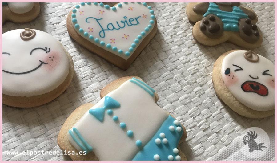 Galletas decoradas para Bautizos