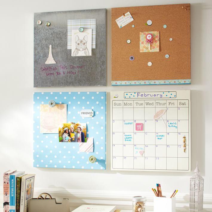 tablero de corcho combinado