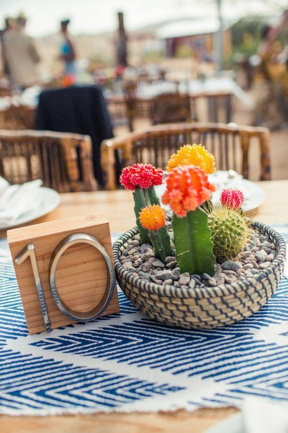 cactus decoracion boda