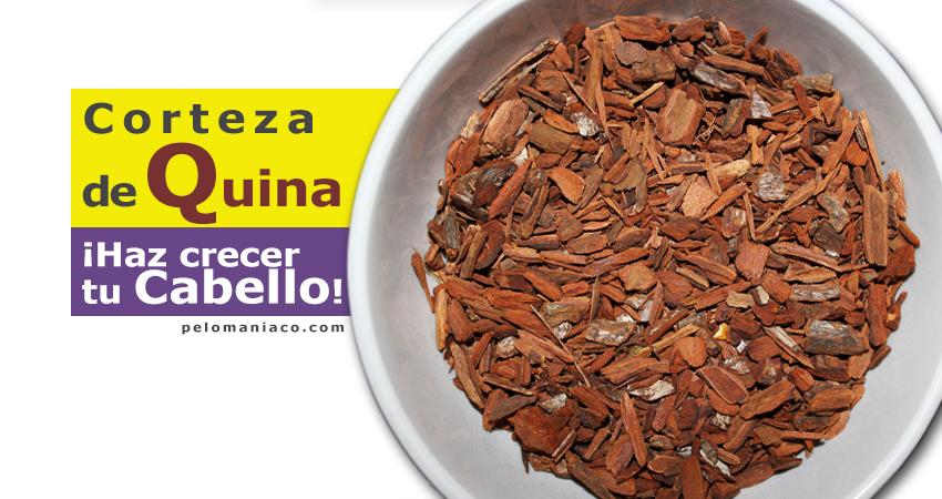 corteza de quina o quinina para el cabello pelomaniaco