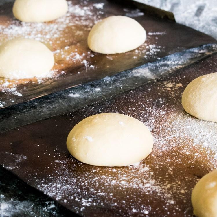 receta de bollos de hamburguesa