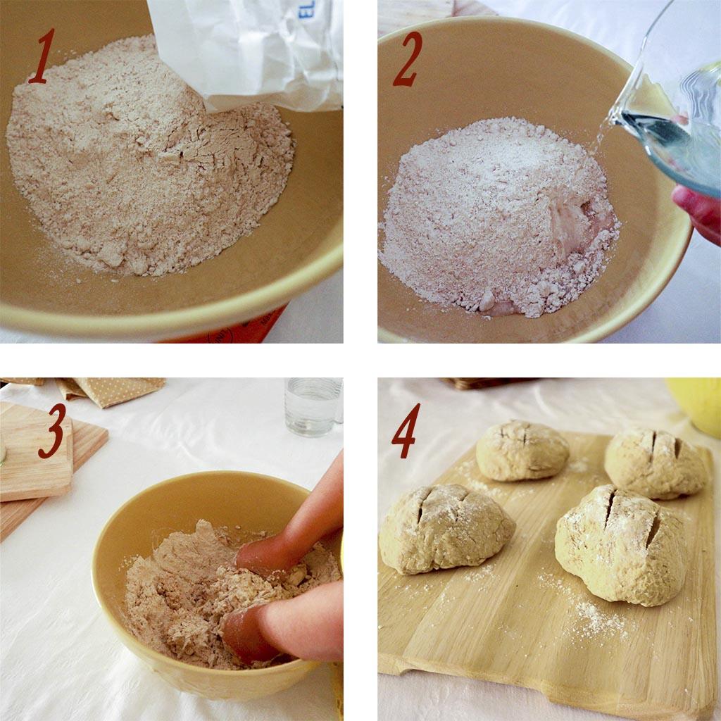 paso a paso como hacer pan