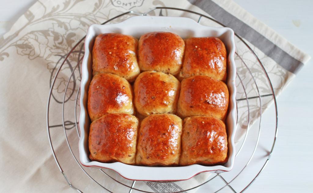 Brioche salado de aceite de oliva a las hierbas provenzales