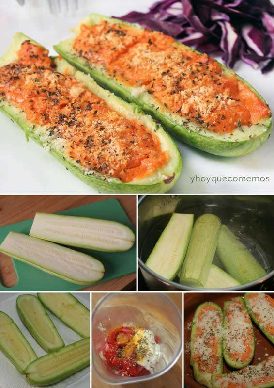 calabacines rellenos facil y rapido receta