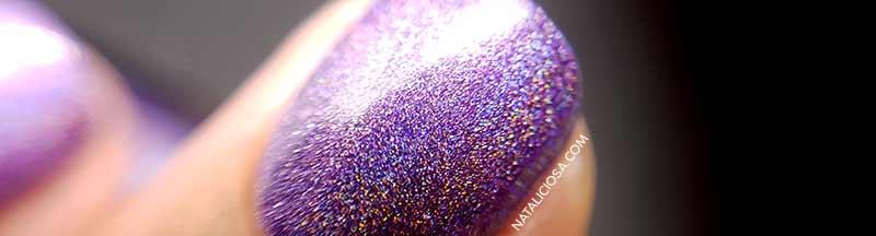 esmalte holografico morado color club eternal beauty 999 para invitada de boda o para bodas