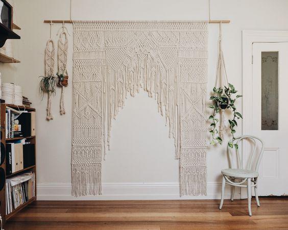 Macrame para bodas. Inspiración para tu boda boho.
