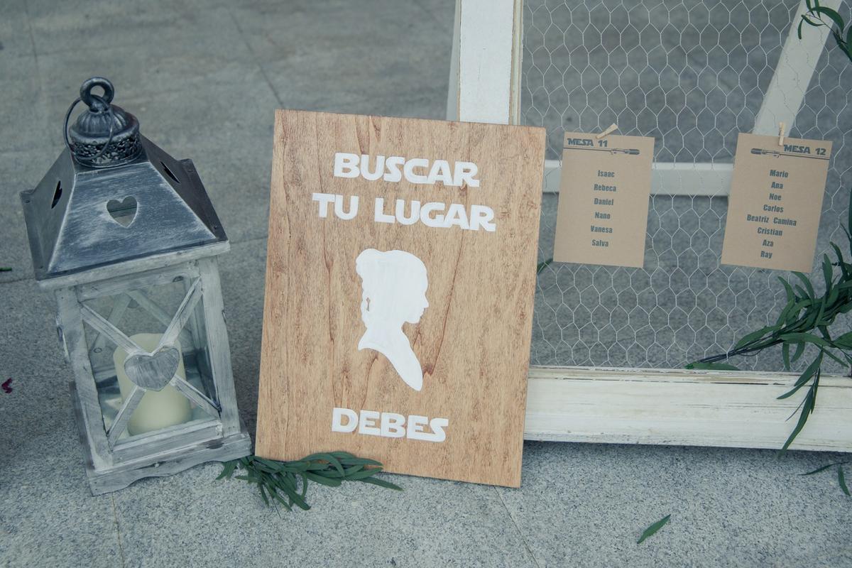 Seating pan e Star Wars. Decoración de bodas Alicante. Wedding Planner