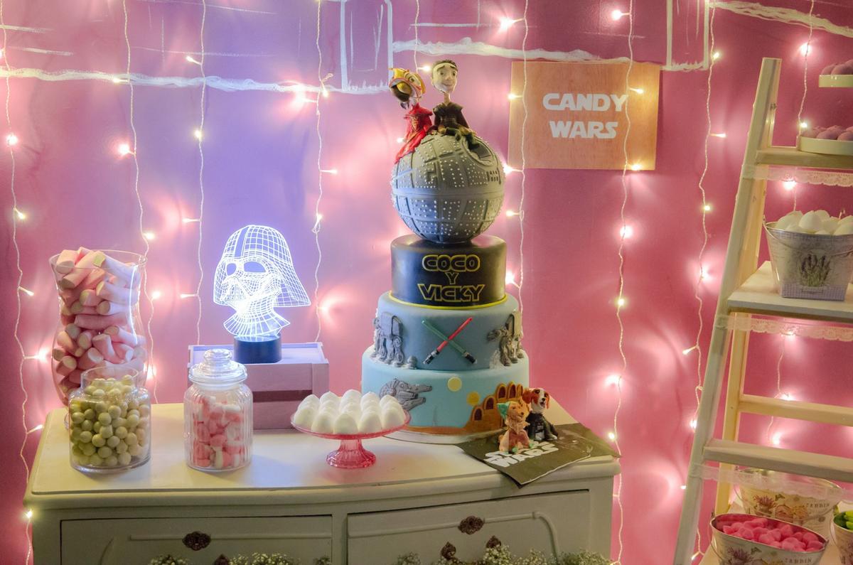 Candy Bar de Star Wars. Decoración de bodas en Alicante. Wedding Planner Alicante