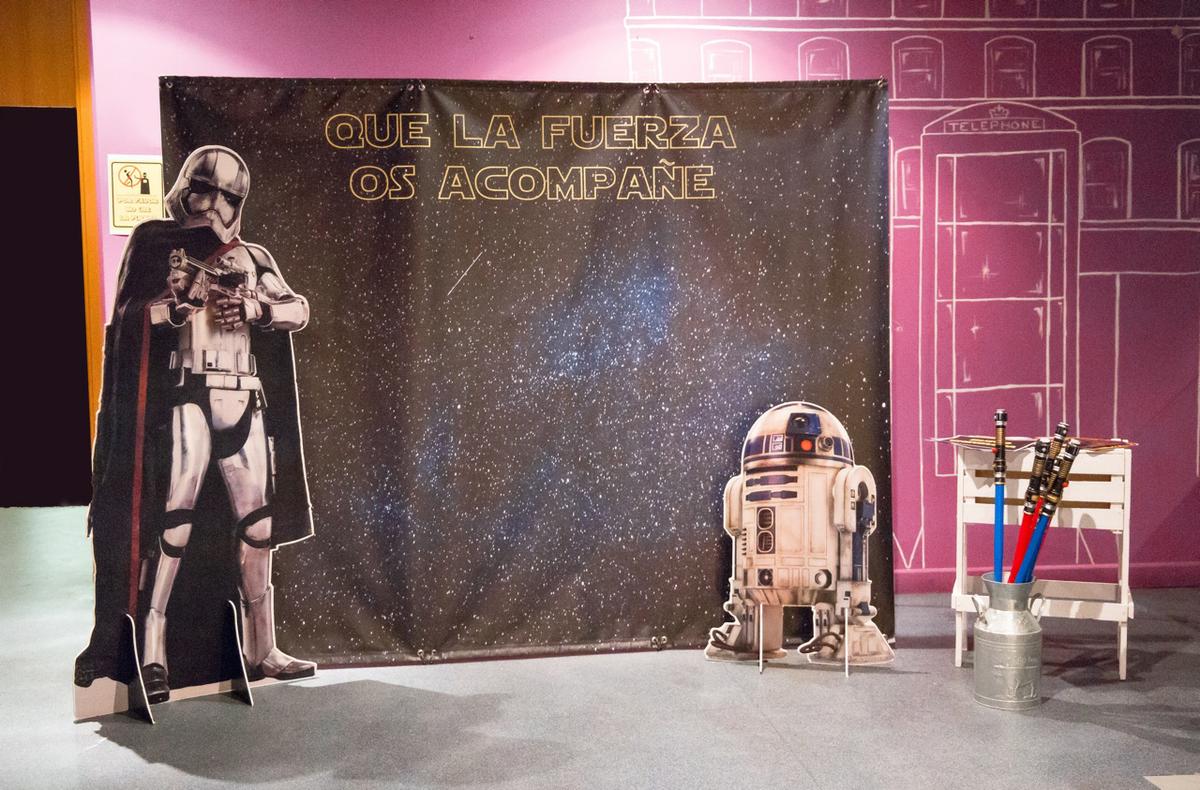 Photocall de Star Wars. Decoración de bodas en Alicante. Wedding Planner