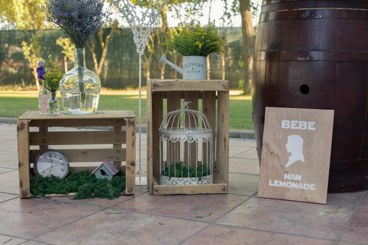 Rincón de limonada de Star Wars. Decoración de bodas en Alicante. Wedding Planner