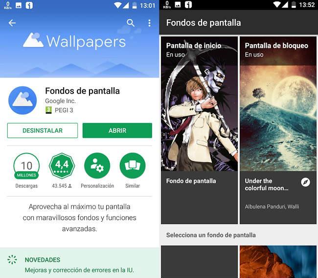 problemas para cambiar la imagen de bloqueo o establecer nuevo wallpaper en la pantalla de bloqueo de Android guía o tutorial para solucionar este error