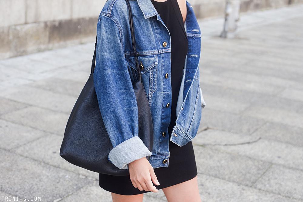 Trini | Filippa K dress Khaite denim jacket
