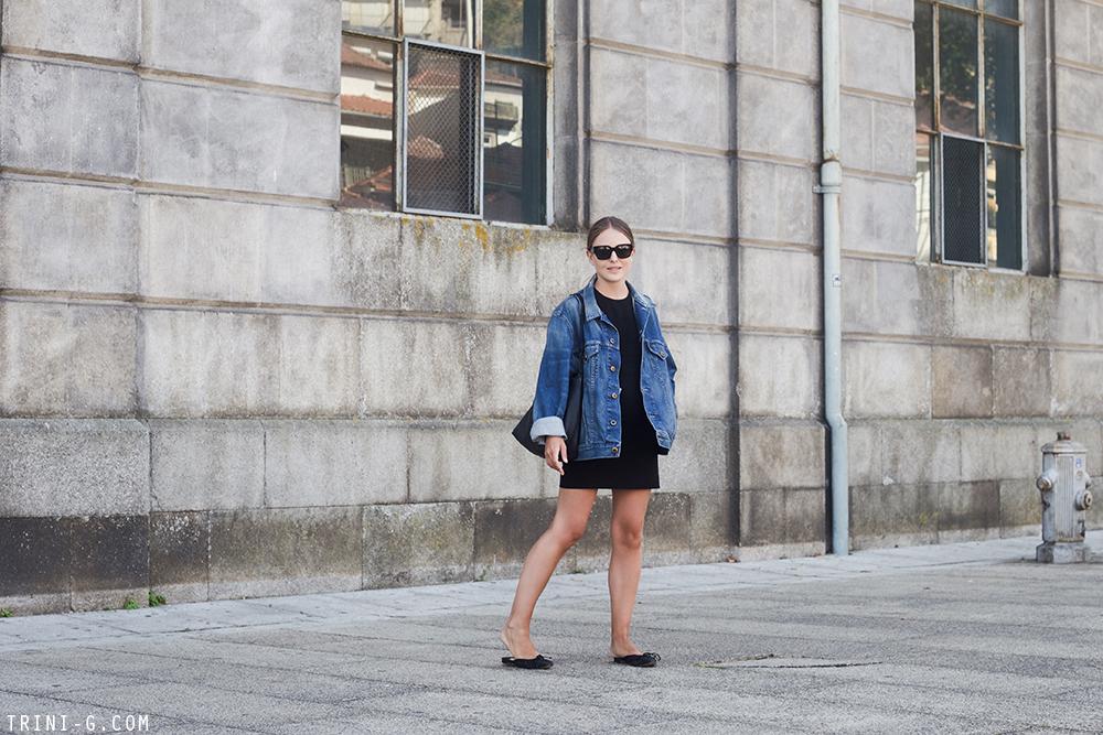 Trini | Filippa K dress Khaite denim jacket