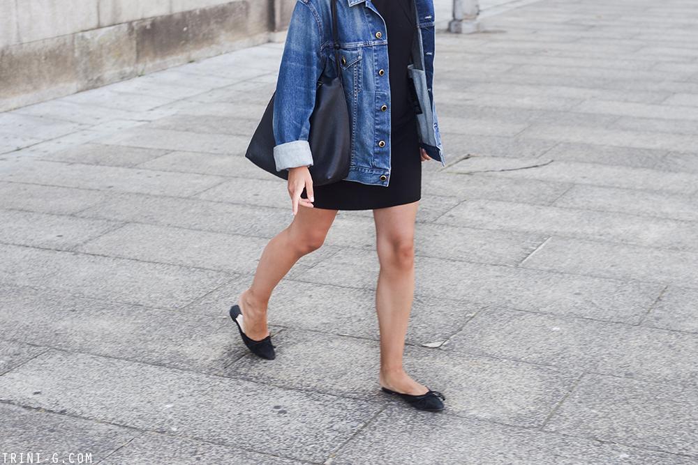 Trini | Filippa K dress Khaite denim jacket