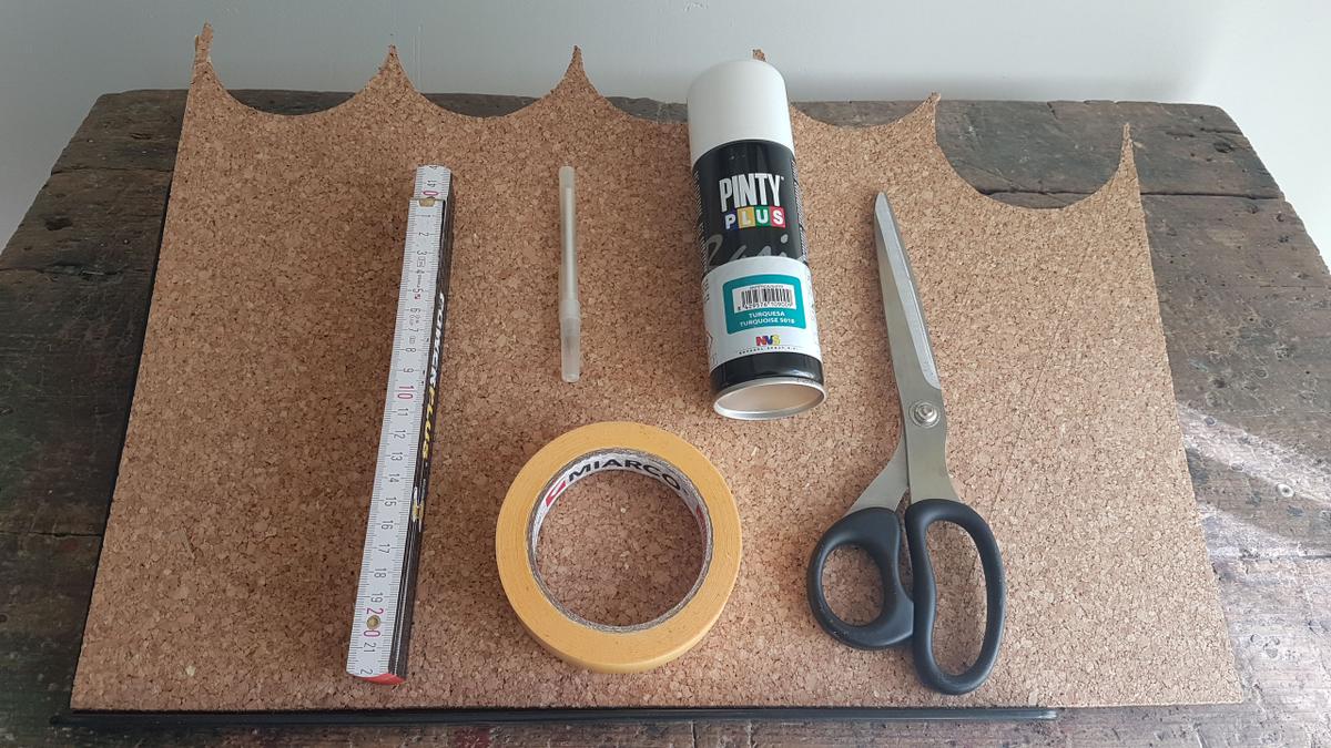 DIY Alfombrilla de raton de corcho - Materiales para este proyecto