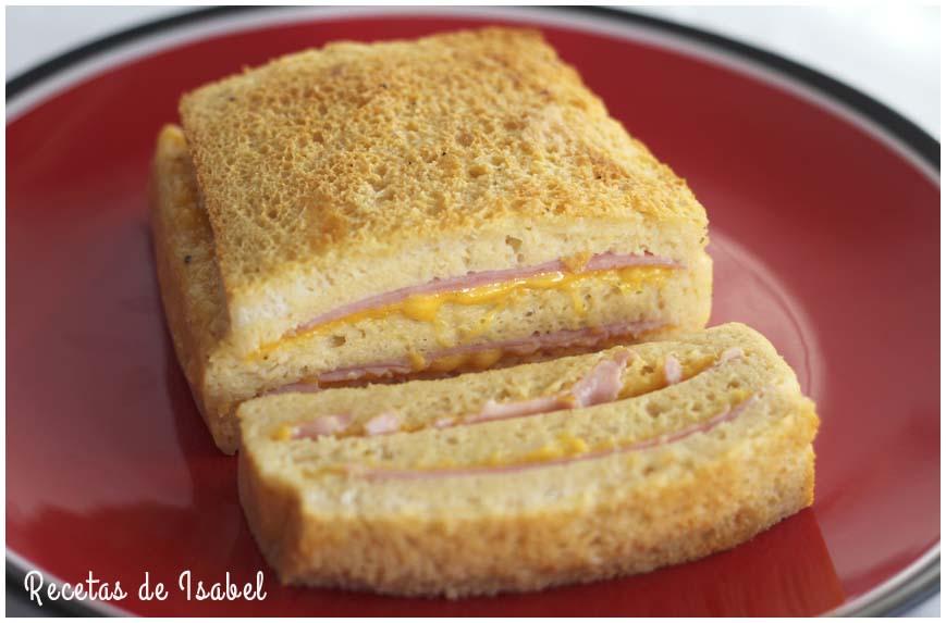 Pastel de jamón y queso