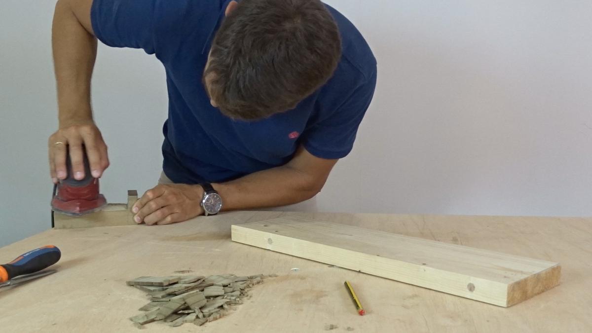 Como hacer un toallero de madera | DIY towel holder 5