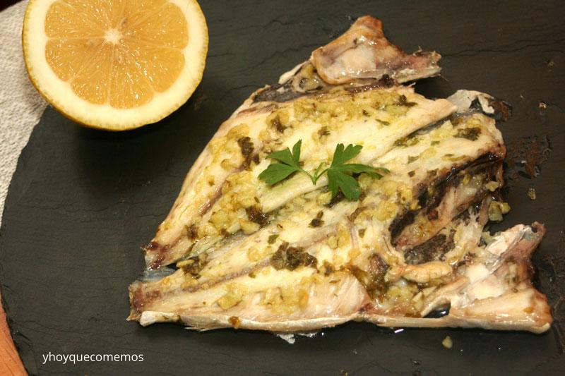 dorada a la espalda al horno