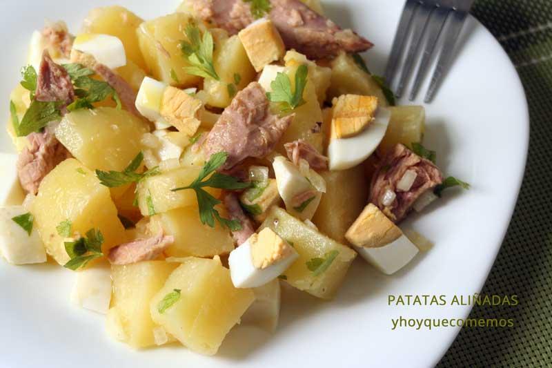 patatas aliñadas
