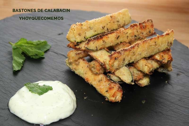 bastones de calabacin