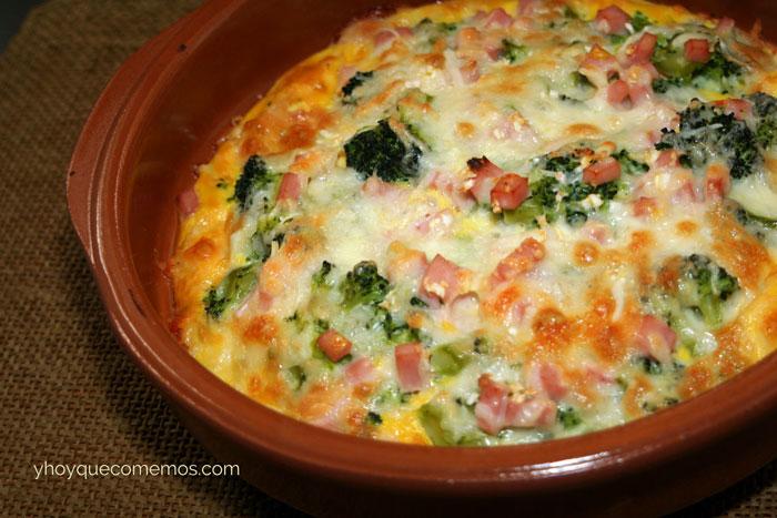 pastel de brocoli