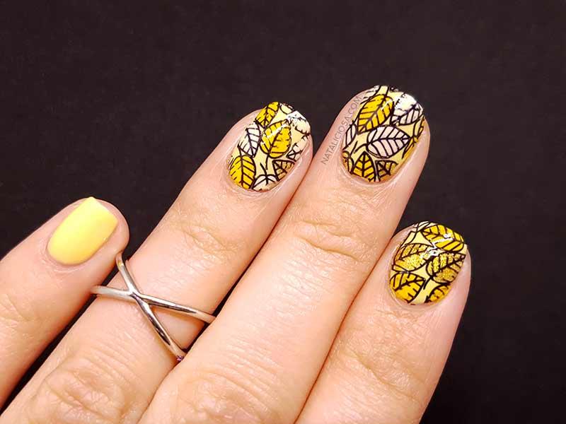 Esmalte de pink gellac opiniones manicura para invitada de boda bautizo comunion evento fiesta con dorado y amarillo pastel