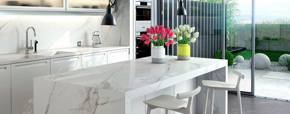 cocinas modernas con estilo azulejos y encimeras ceramicas