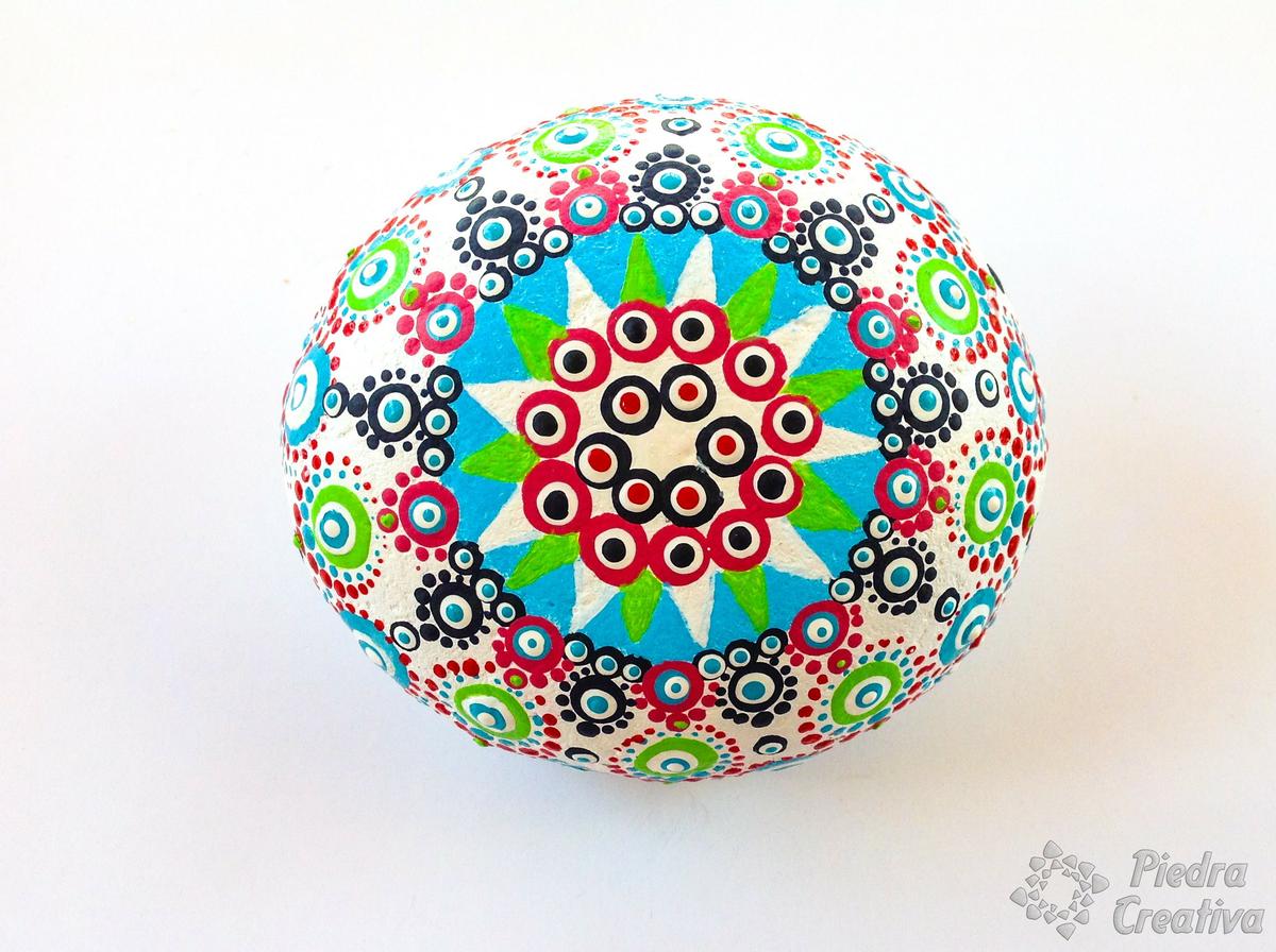 DIY mandala en piedra para terraza y jardín PiedraCreativa