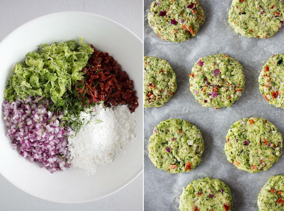 hamburguesa de calabacin receta