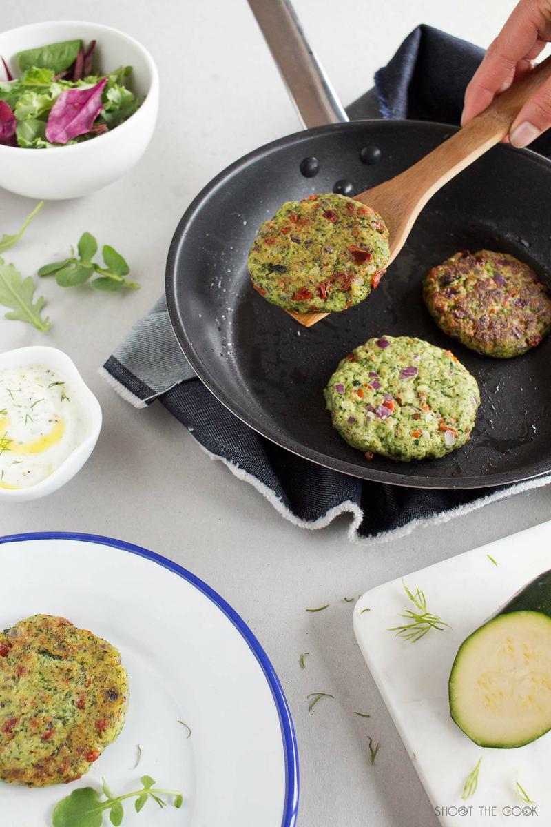 hamburguesa de calabacin