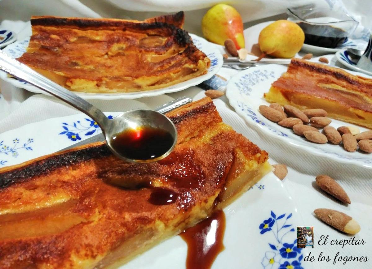 tarta de peras