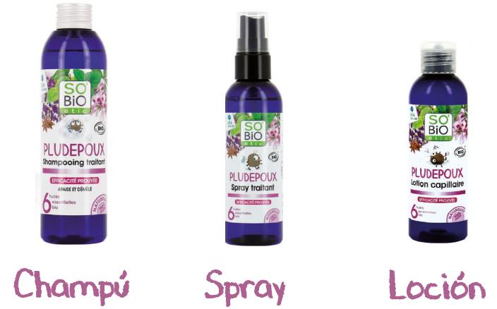 Productos bio anti-piojos 