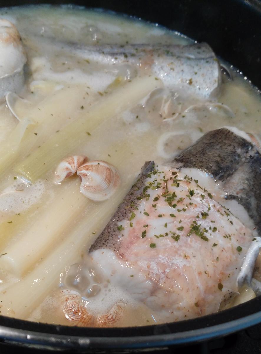 cazuela de merluza