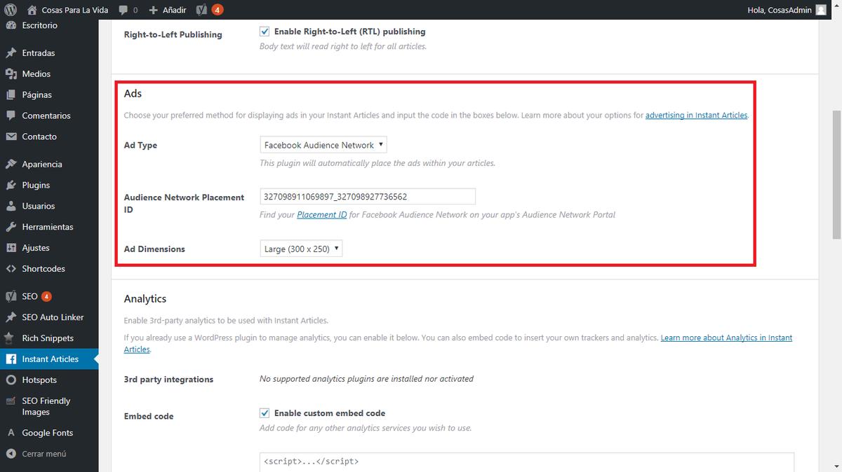 facebook audience network