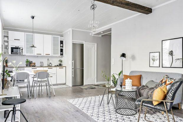 decoracion gris comodoos interiores