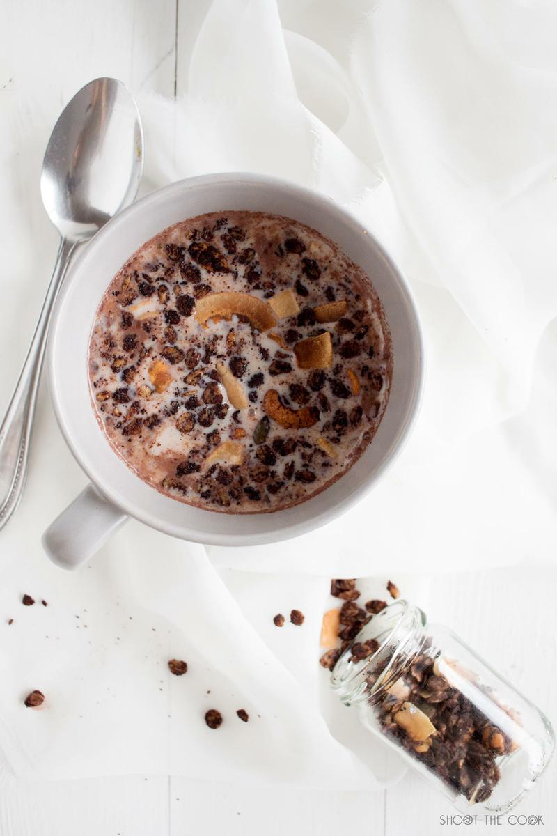 granola de chocolate