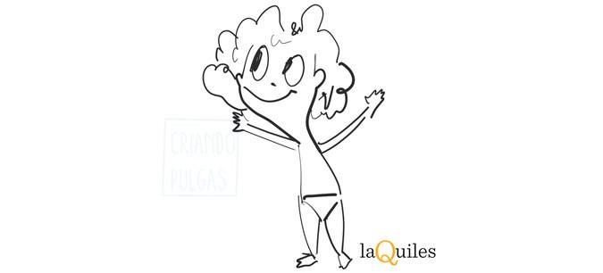 La pulga dibujada por la gran Cristina Quiles