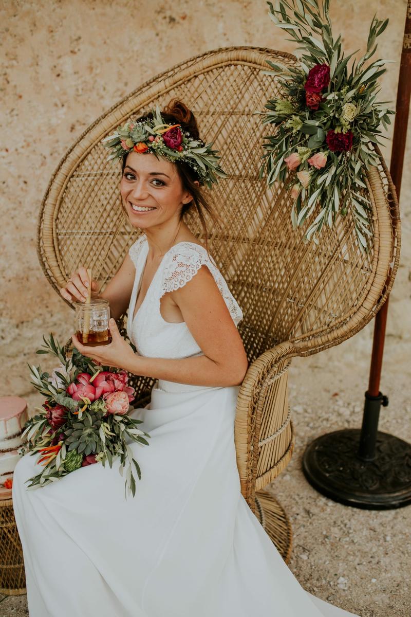 Novia diferente. Inspiración de boda de verano. Wedding Planner en Alicante y Murcia, Miadreamer.