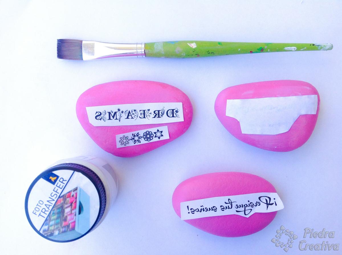 Manualidades en piedra