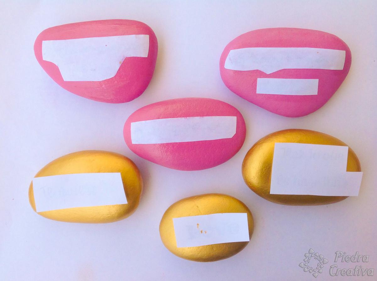 Paso a paso foto tranfer sobre piedras pintadas