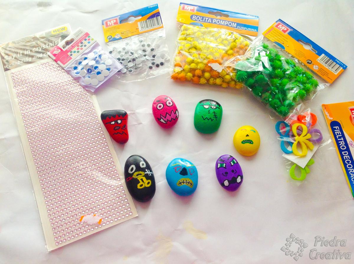 Materiales para decorar monstruos