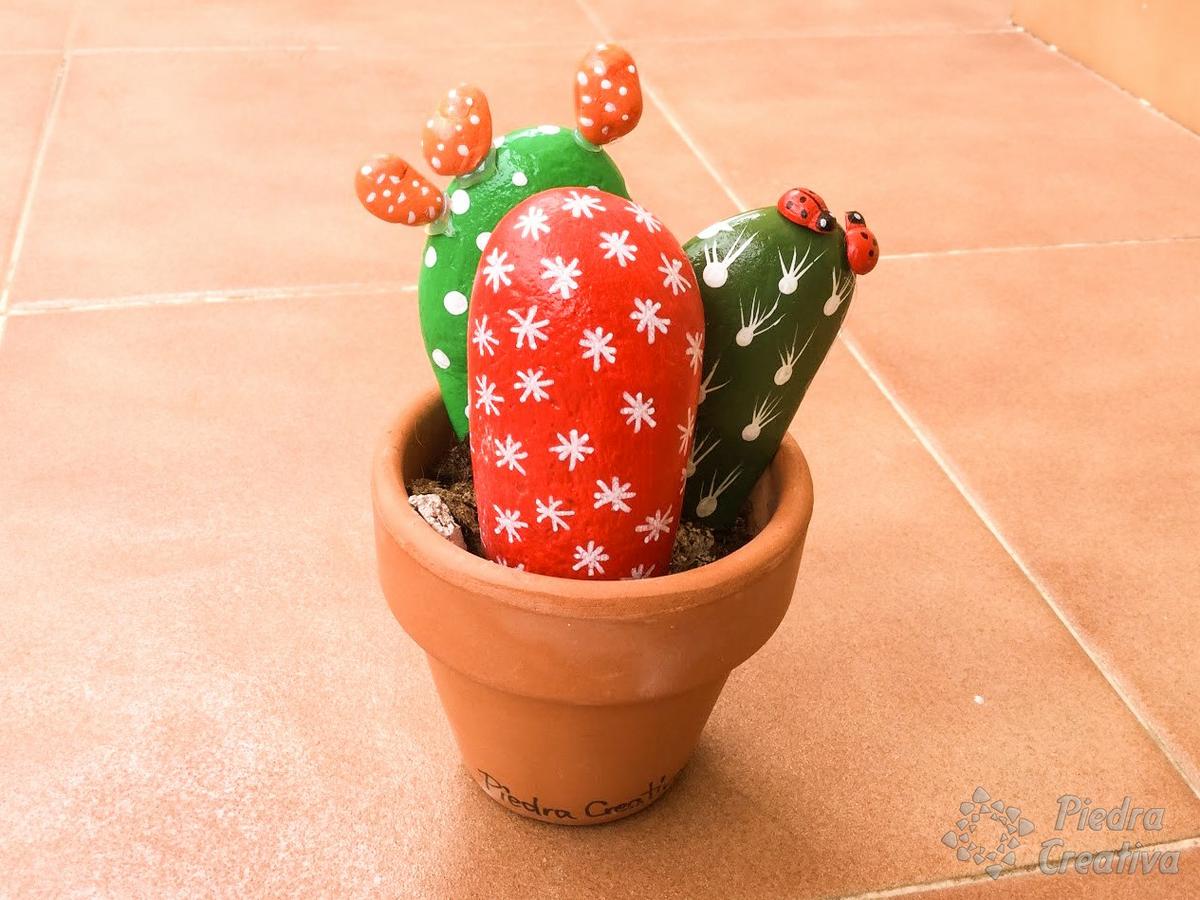 DIY - Cactus con piedras