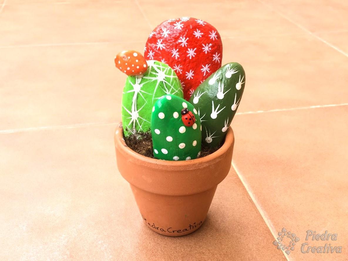 DIY - Resultado de cactus pintado